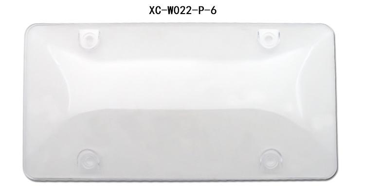Modified US Standard Transparent License Plate Frame Plastic Metal Universal Car Brand Frame