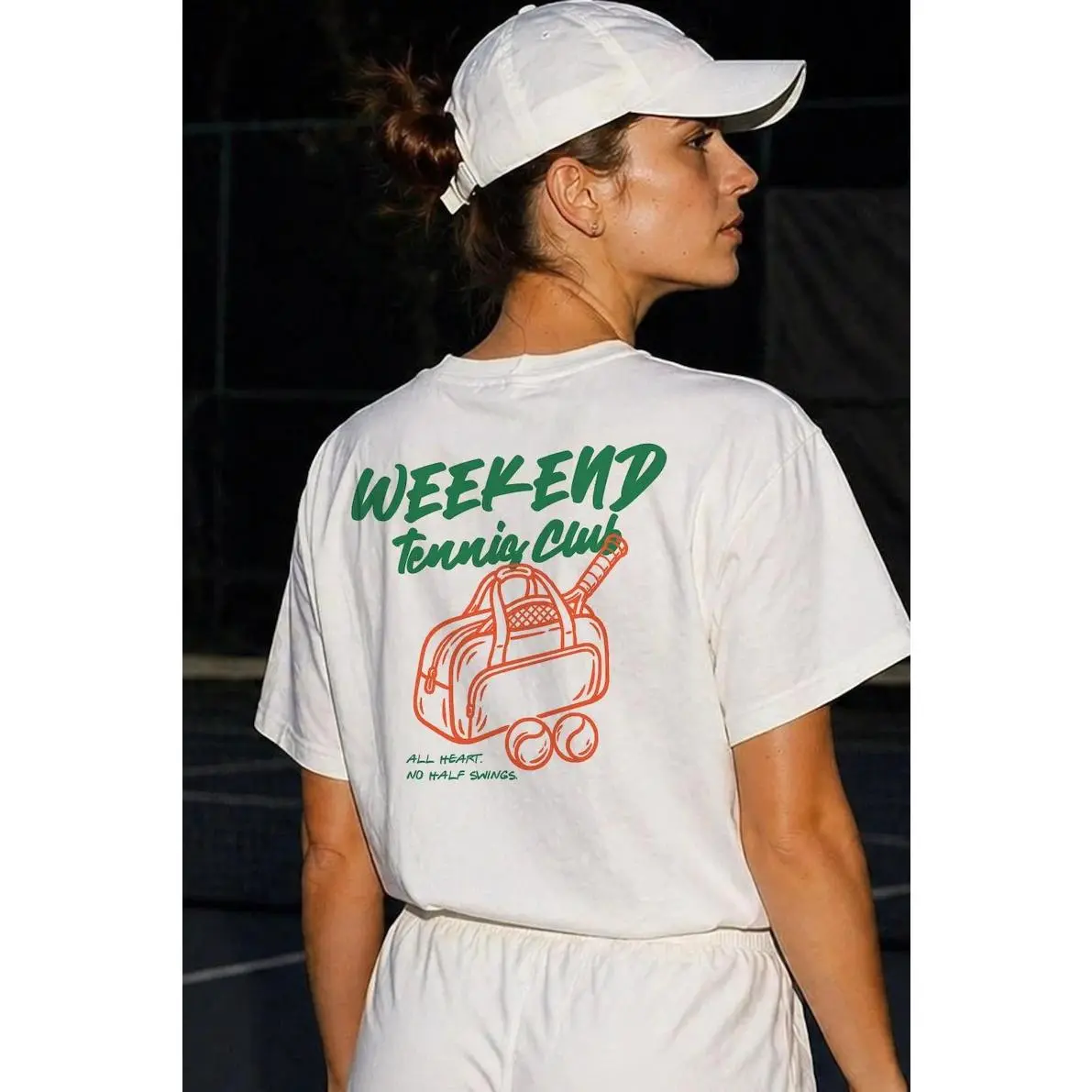 Weekend Tennis Club Shirt, Tennis Graphic Unisex Tee, Vintage Tennis T-Shirt, Tennis Bag Print Tee, Tennis Lover Gift, Country Club Shirt, Unisex Tee