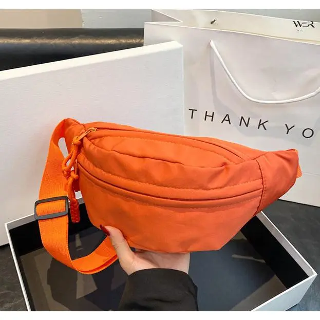 Stylish Versatile Korean Style Chest Bag, Fashionable Daily Women's Waist Pack, Outdoor Travel Sling Pouch, Practical Multi-scene Clothing Accessory Set for Casual Outfit Matching