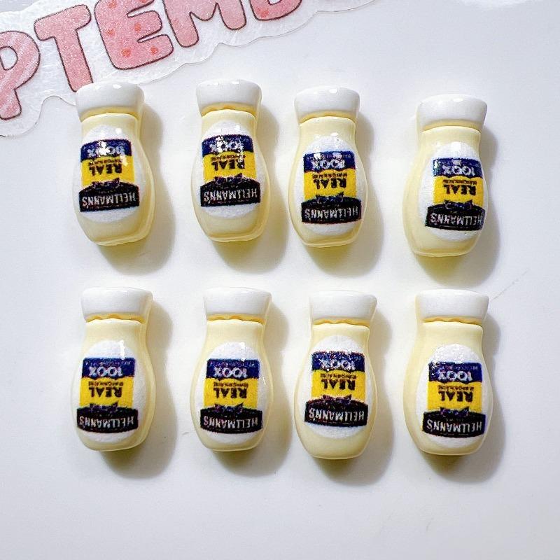 14Counts Miniature Sauce & Condiment Models - Adorable DIY Craft Decor, Play Kitchen Accessories for Phones/Frames/Fridges/Journals (Includes Ketchup/Mustard/Mayo/Soy/BBQ/Syrup/Salad Dressing) - Handmade Mini Food Replicas, Play Set