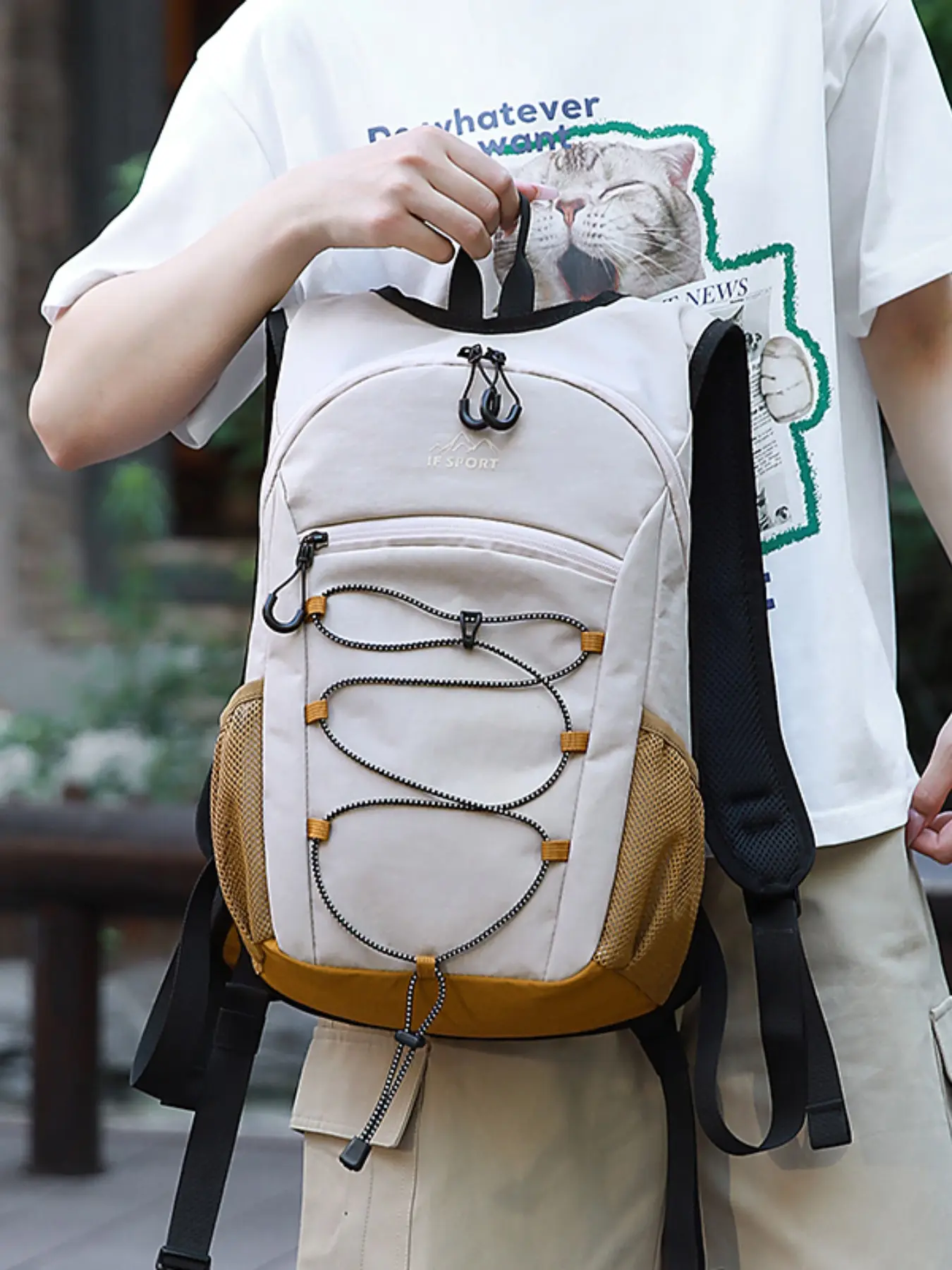 Outdoor Hiking Backpack for Women, Lightweight Trekking Backpack for Men, Sporty Cycling Shoulder Bag, Ultra-Portable Mountain Gear