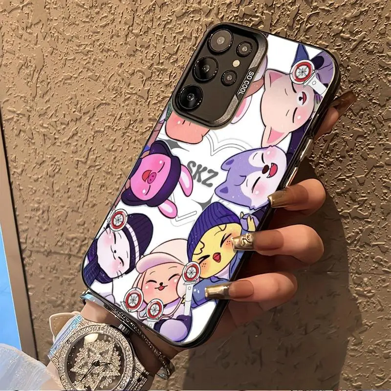 Cartoon Animal Case for SKZ iphone 17, 16E, 16, 15, 14, 13, 12, 11 Mini Pro Max Air X XR XSMAX 8 7 Plus & Samsung Galaxy S26 S25 Ultra S24 S23 S22 S21 Plus Shockproof Transparent Soft Back Cover.