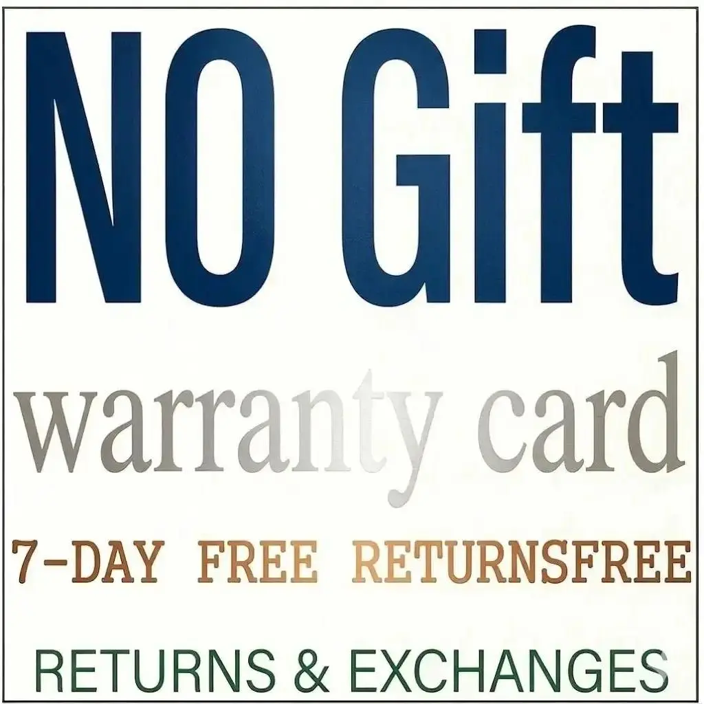BBB NO GIFT ! ! ! WARRANTY CARD