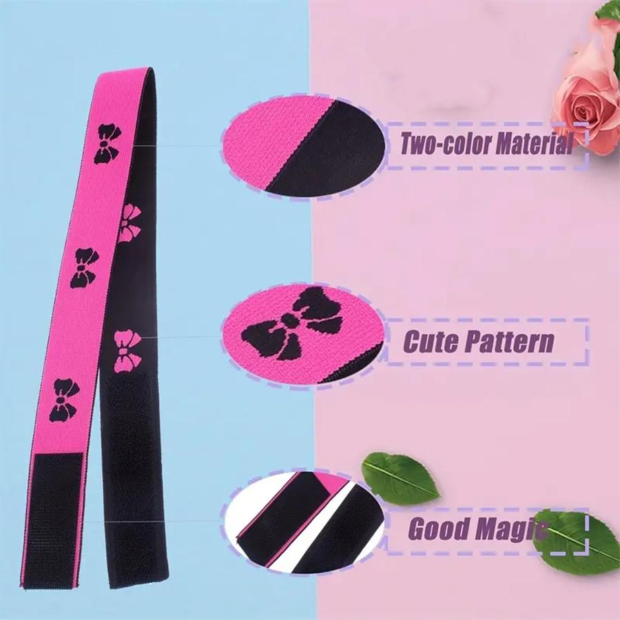 Heatless Hair Band for Lace Melting, 1 Count/3 Counts Elastic Headband for Wigs, Edge Wrap To Lay Edges, Hair Styling Tool for Women & Girls, Adjustable Headband