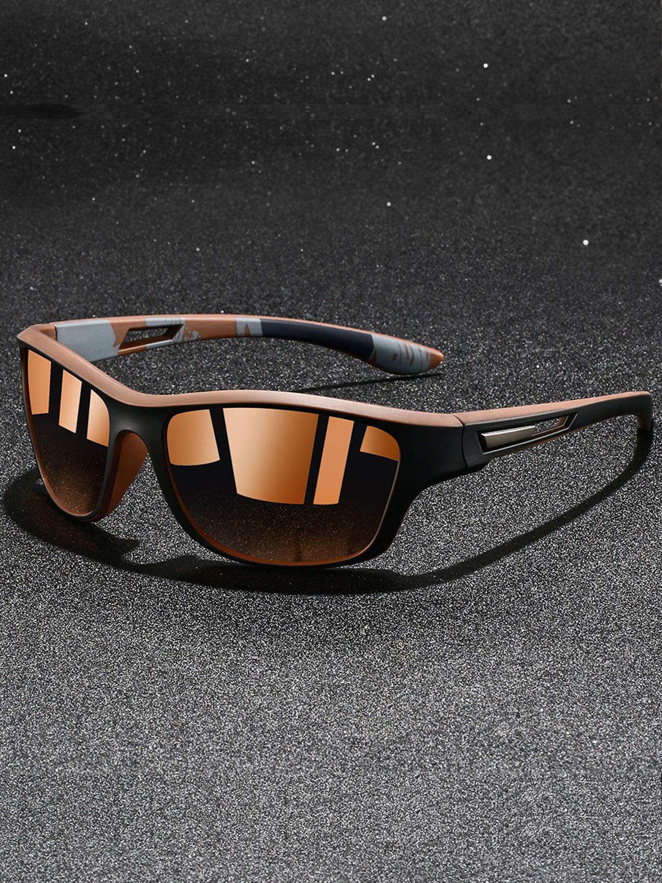 20 pairs of the latest camouflage pattern sports sunglasses,providing UV400 protection,suitable for various outdoor activities,available in multiple colors,equipped with rubber nose pads for increased comfort,stylish, Outdoor Sports Eyewear