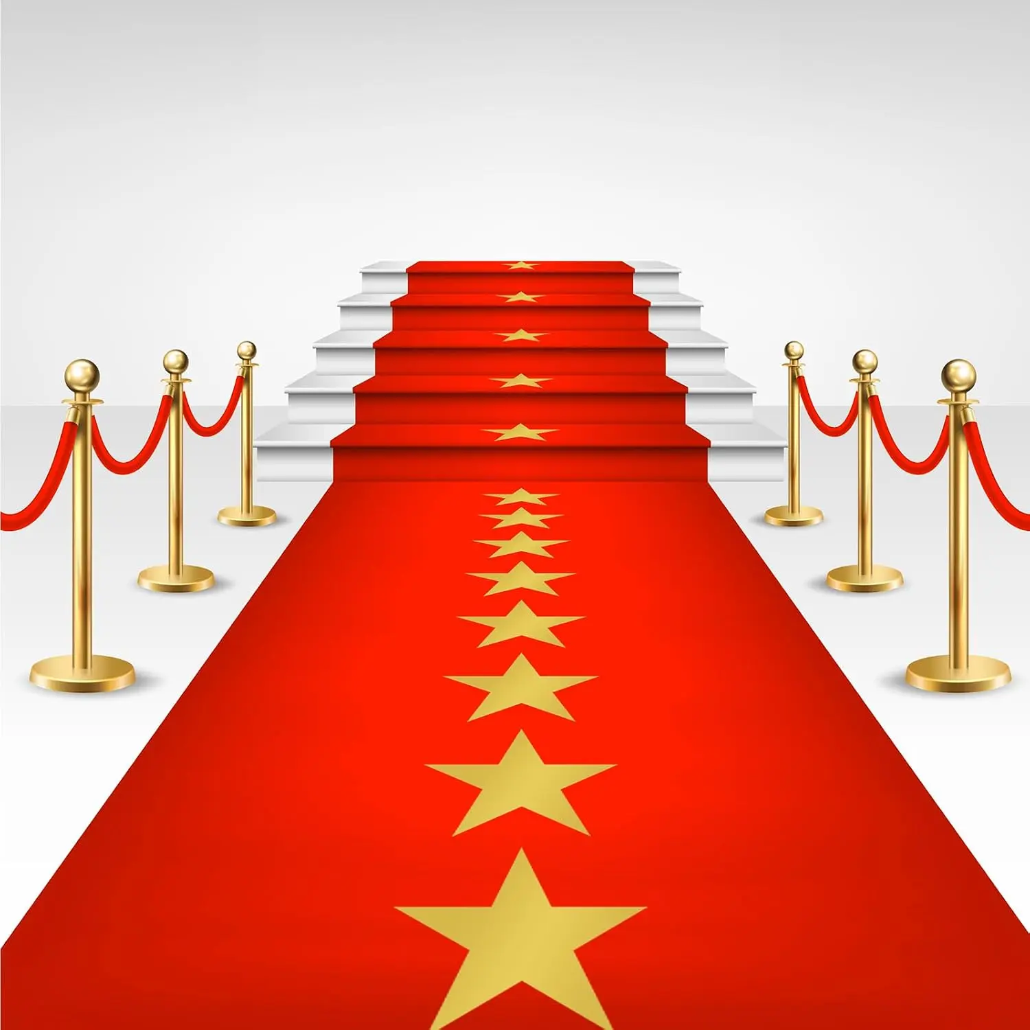 Disposable Red Plastic Carpet Runner for Party Movie Night Carpet with  Runner Rug for Floor Stage Stairs Birthday Wedding Theme Decoration Prom Decor (3.28 x 16.4 ft)
