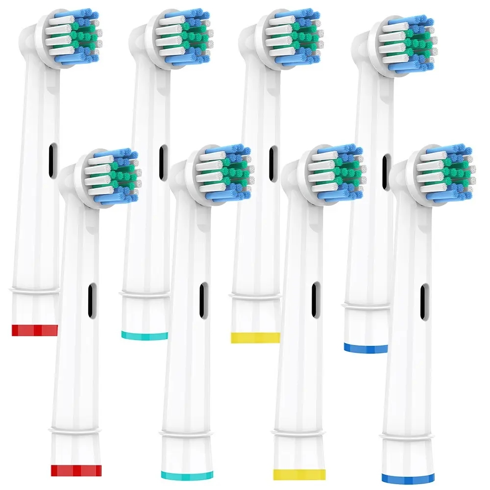 Compatible with Oral-B Electric Toothbrush, 8-Pack Replaceable Toothbrush Heads – Soft Bristles, Deep Cleaning, Standard Refill for Daily Oral Care, Toothbrush Replacement Heads