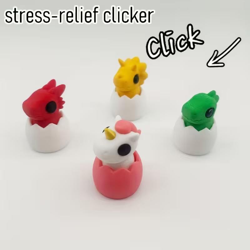 3D Printed N & Y Button Clicker Desk Decor Cute Stress Relief Ornament Holiday Gift