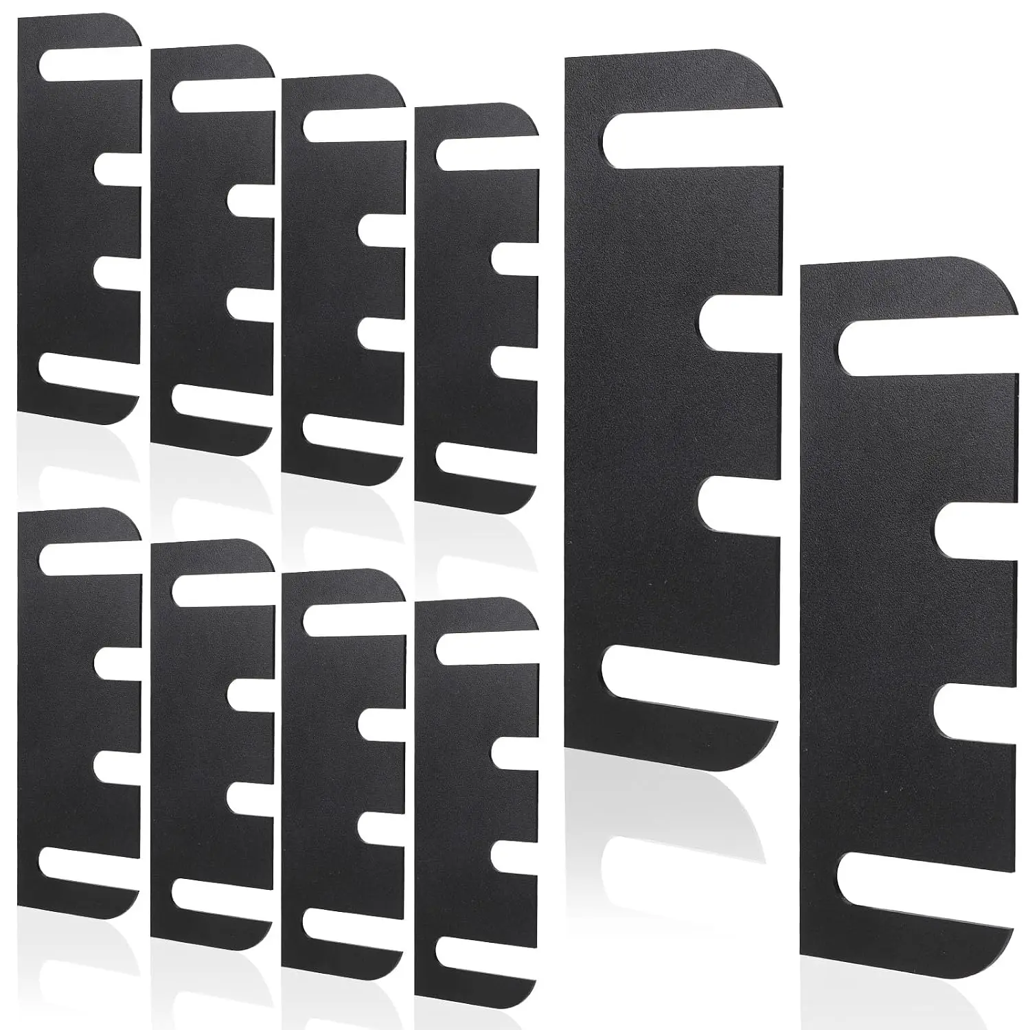 10 count Door Hinge Shims, 10.16cm/4in PVC Hinge Shims Adjustable Spacer  for Doors Filling Gaps  for Repair  Kit