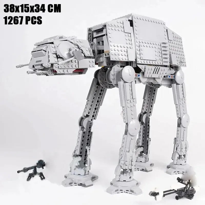 New1267Pieces At-AtWalker Building Block Toy Set, Adult and Child Puzzle Gift, Boy Girl Birthday Present, Educational Fun Kit