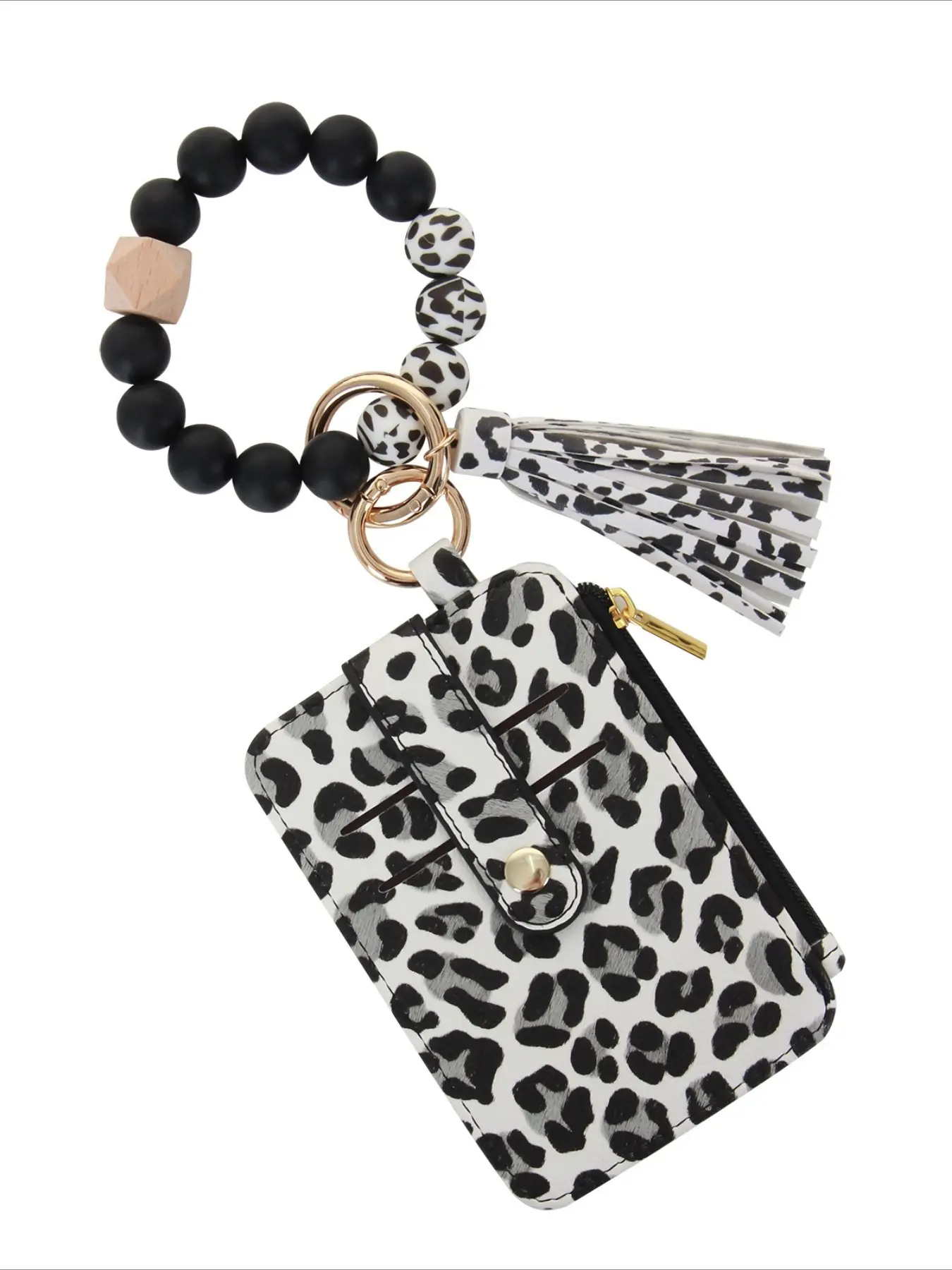Bohemian style beaded and tassel decorations keychain, wallet pendant, credit card clasp bracelet, keychain, bracelet, beaded keychain, suitable for fashionable and versatile keychains for women, the best choice as a birthday gift
