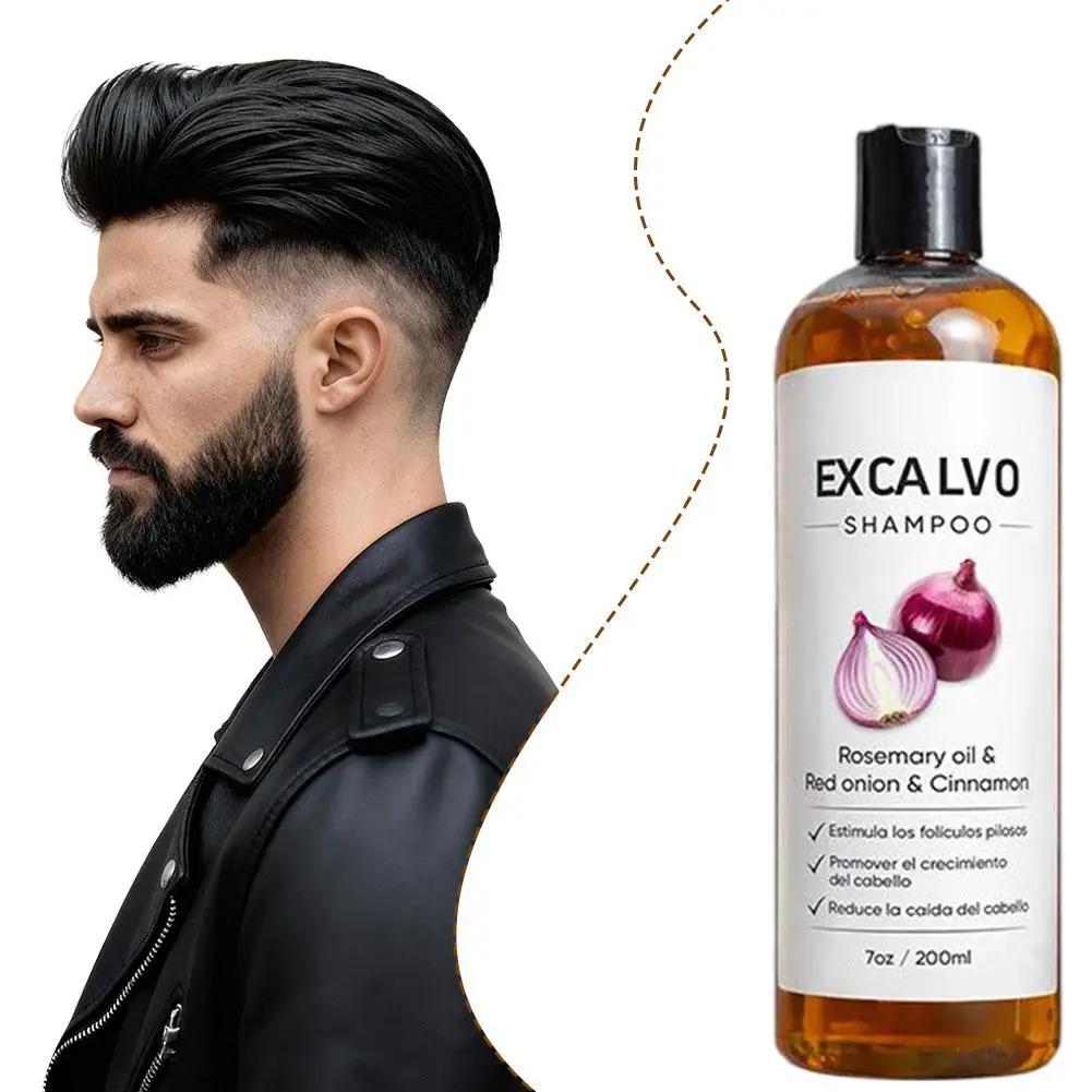 Rosemary Hair Shampoo Red Onion Extract Anti Hair Loss Nourish Follicle Oil Control Clean Scalp Soft Smooth Hair