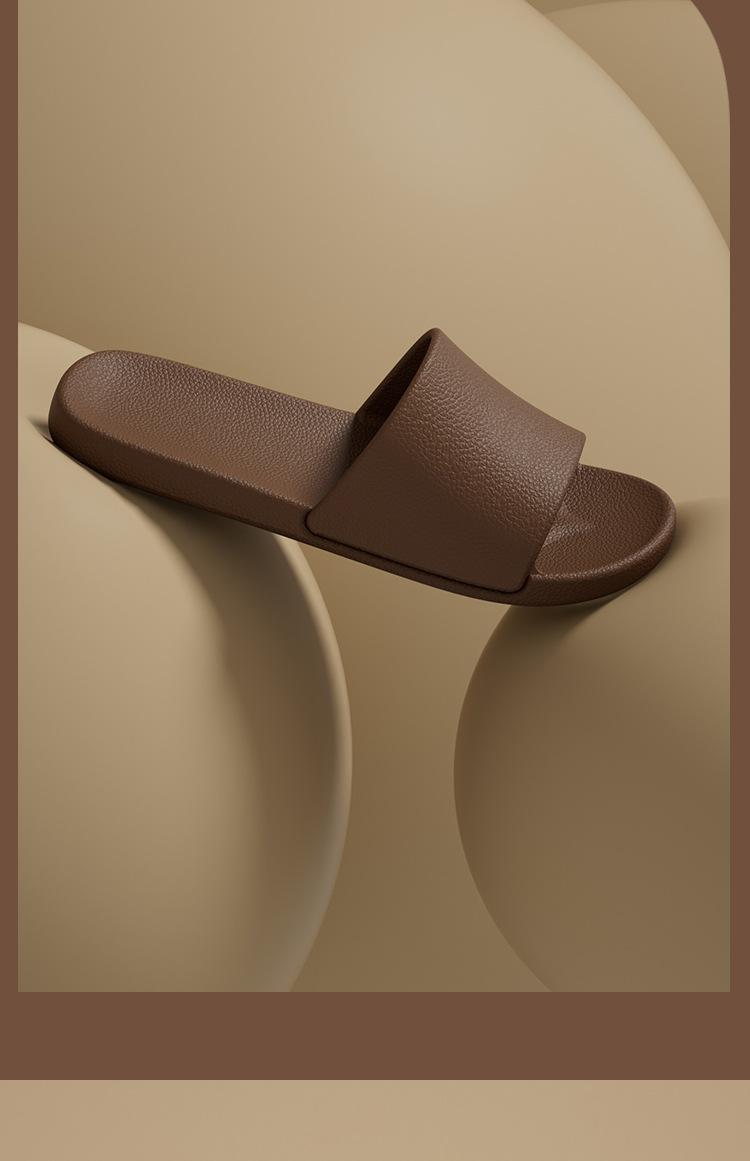 Women's summer non-slip indoor home bathroom EVA couple's home sandals men's retro style slippers