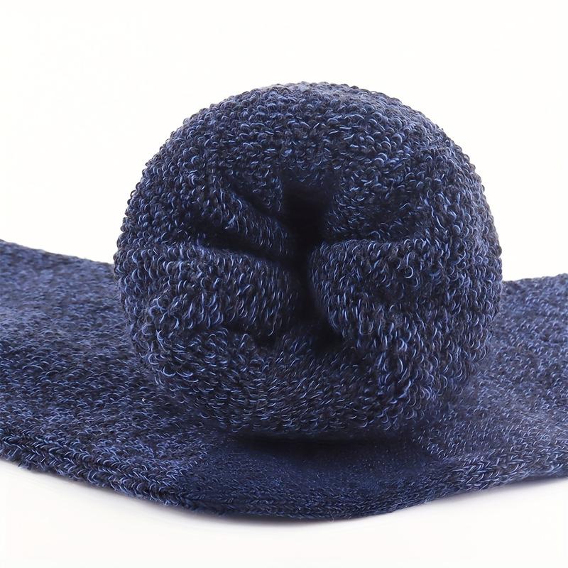 5pair Thermal Winter Socks - Cozy & Warm for Hiking, Fishing |   Breathable Polyester Blend |   Machine Washable, Outdoor Activities, Cold Weather Gear, Snug Fit, Highquality Stitching, Durable Fabric, Men's Wear, Outdoor Enthusiasts