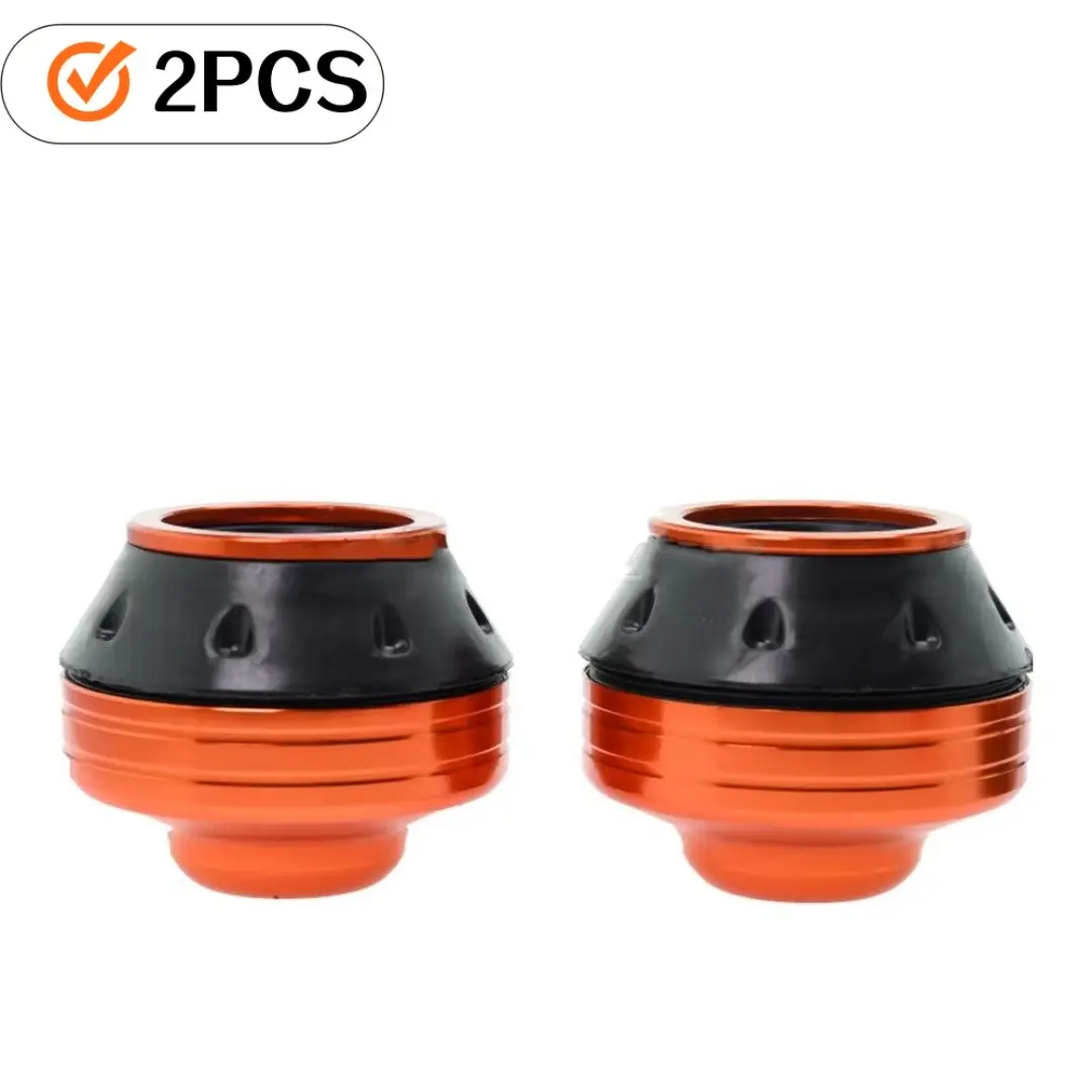 2pcs High-Quality Motorcycle Anti Drop Cups Wheel Protection Crash Pads Motorcycle Anti Drop Protection Parts Off-Road Motorcycle Fork Anti Drop Cups Suitable For Honda Yamaha Kawasaki Suzuki Motorcycle Fixture Accessories