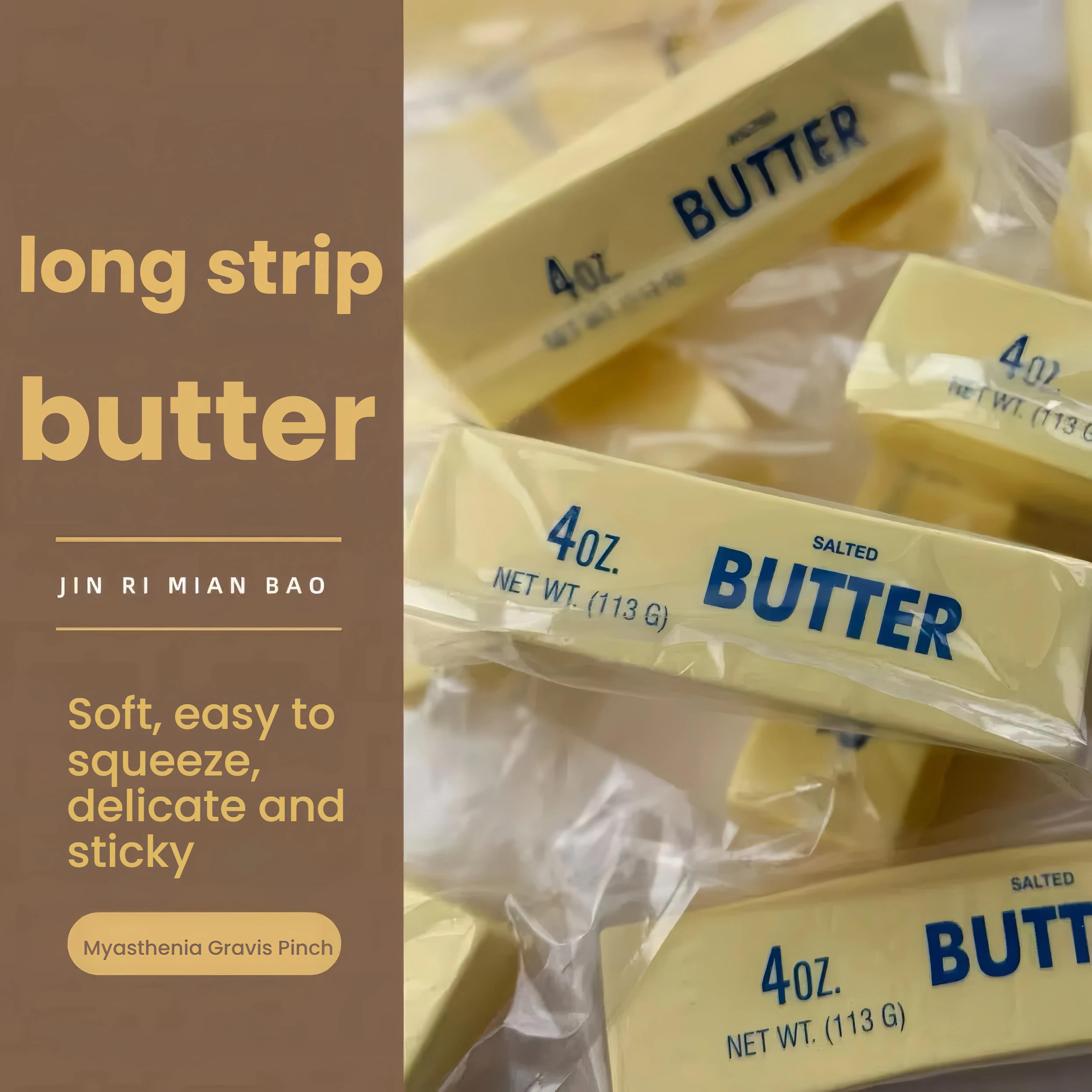 New ultra-soft, slow-rebound butter stick stress-relieving squeeze toy – a stress-relieving toy that mimics real food models, unique and fun. dumpling mega squishy