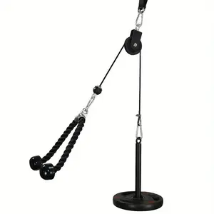 7-Piece Strength Training Set, Home Gym Cable Pulley System, Home Workout Equipment, Lat Pull-Down and Raise Machine, Arm Muscle Workout, Triceps Exercise
