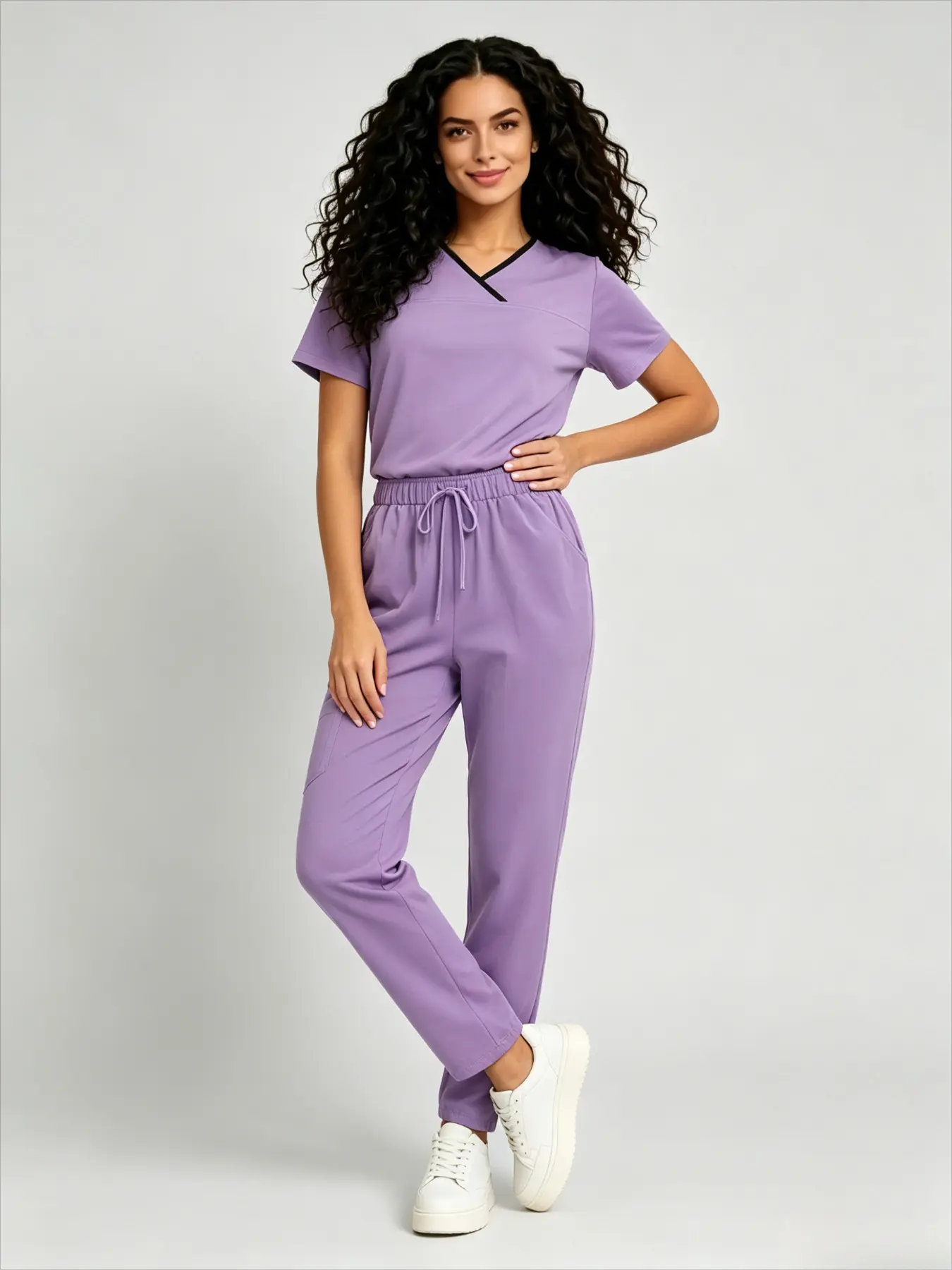 Summer Thin Short Sleeve Scrub Set Womens Veterinary Work Uniform Pet Hospital Staff Daily Wear Workwear