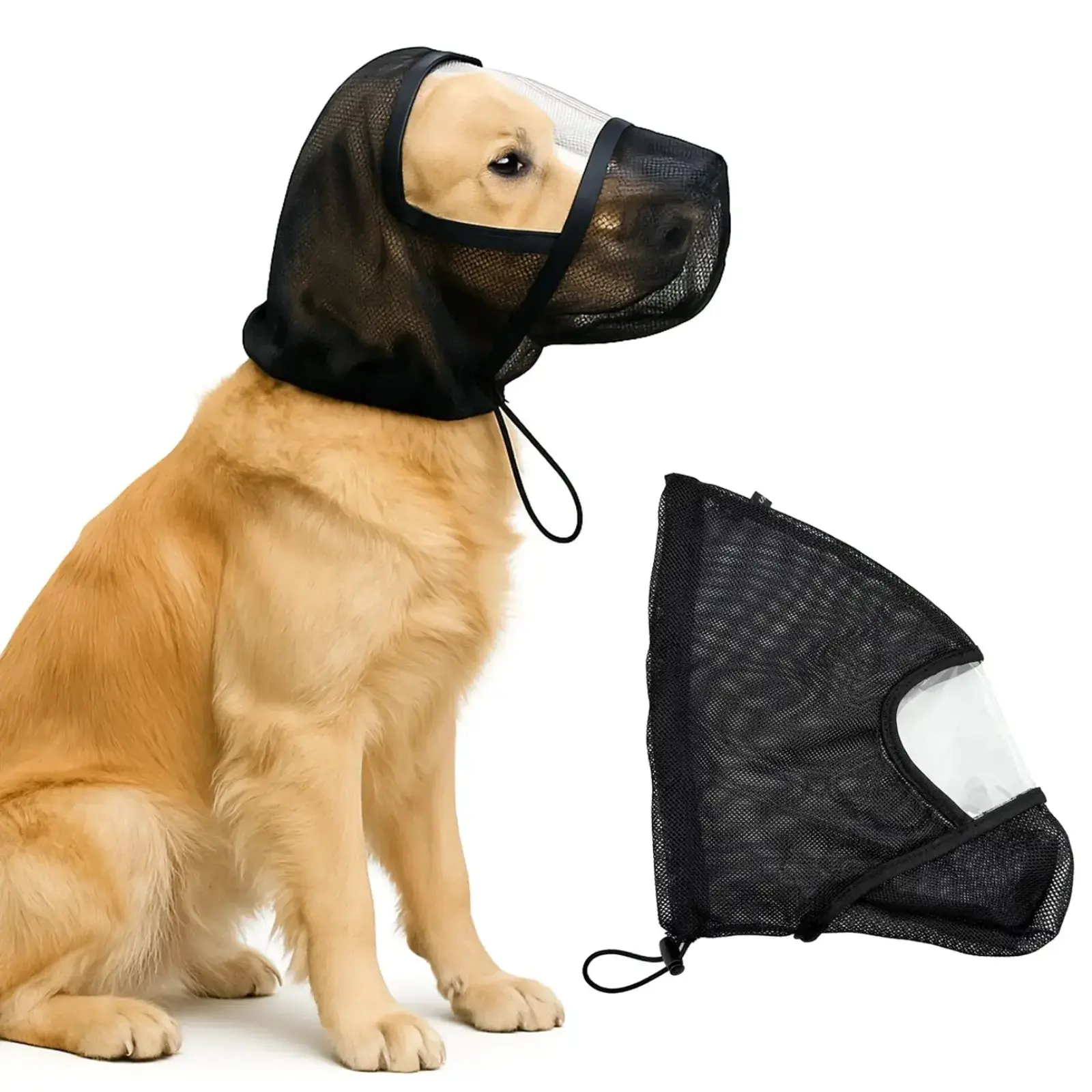 New Dog Protection Mask, Mosquito and Bug Bite Head Cover, Anti-Bite and Prevents Chewing, Pet Accessories, Essential Dog Gear