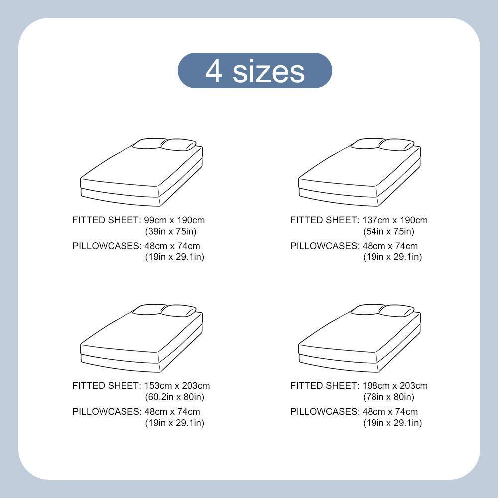 2025 Spring and Summer, Soft Fitted Sheet, Bedroom, Apartment, School, Hotel, Guest Room, Solid Color Bedding Set