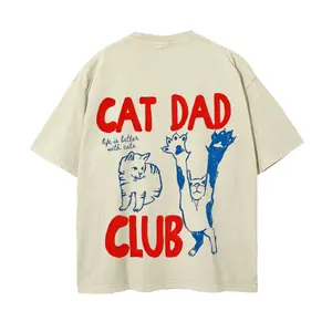 Cat Dad wash Shirt, Cat Dad Tee, Comfort Colors Cat Dad Club wash TShirt, Back Design Tee Funny Cat Shirt, Cat Lover, New Cat Dad wash Shirt, Pet Parent