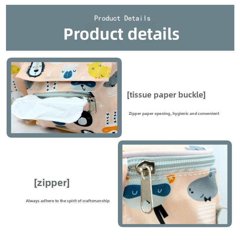 Convenient Stroller Storage Bag |   Perfect Mommy Caddy for Diapers & Baby Stuff