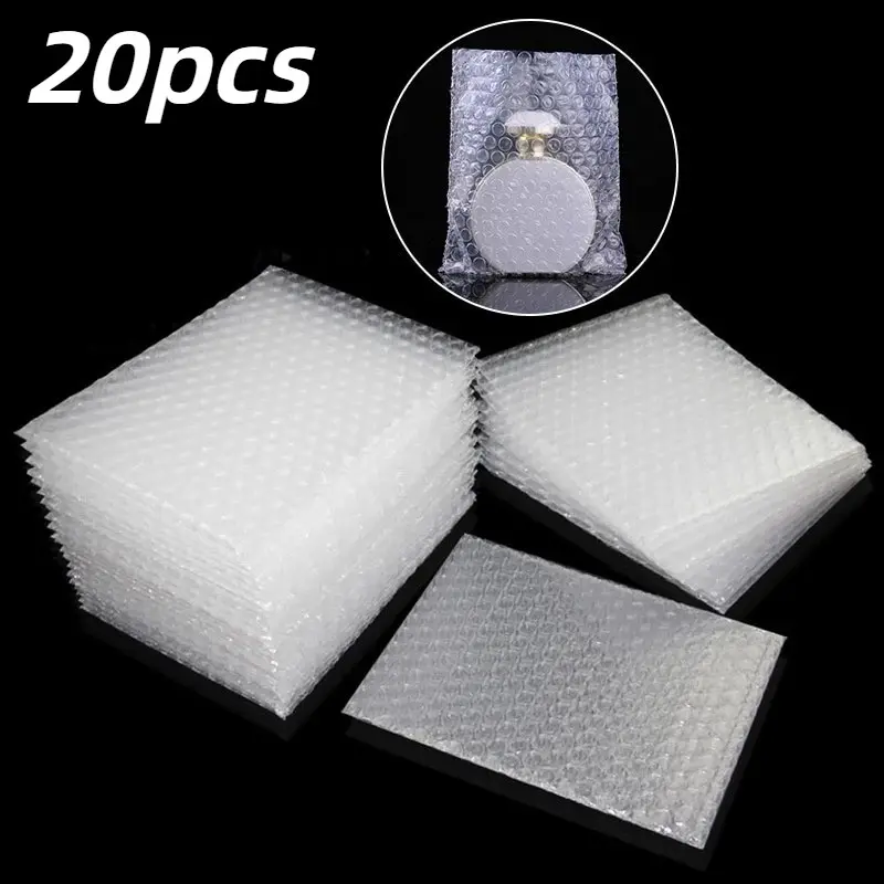 20 Pcs 15x20cm Thick Bubble Mailer Bags, Shockproof Self-Adhesive Foam Packing Bags, Ideal for Logistics and Express Delivery