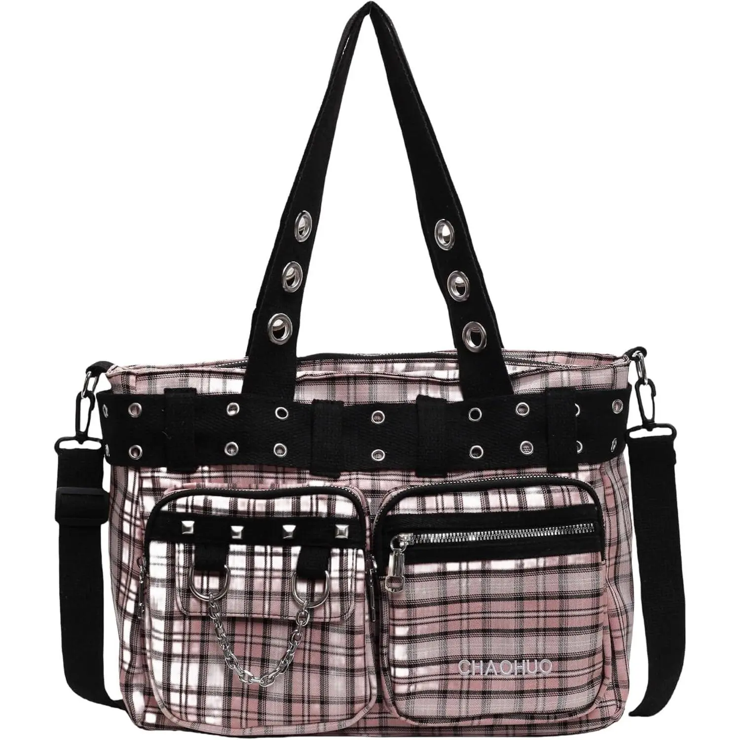 Goth Punk Messenger Bag, Emo Gothic  Bag