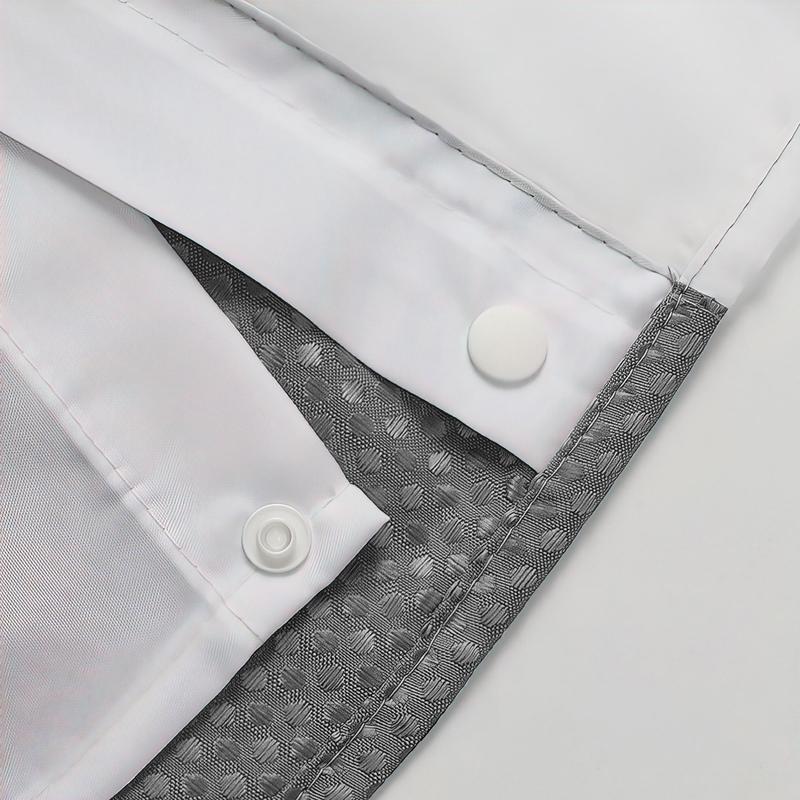 Waffle-Pattern Shower Curtain, Modern Waterproof Bathroom Curtain, Bathroom Accessory for Home, Hotel, Salon & Dormitory Decor #TOP PICKS