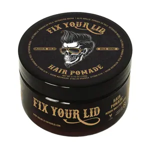 Men's Water Based Hair Pomade, Medium Hold High Shine, Easy to Wash Out, Suitable for All Hair Types, 3.75oz