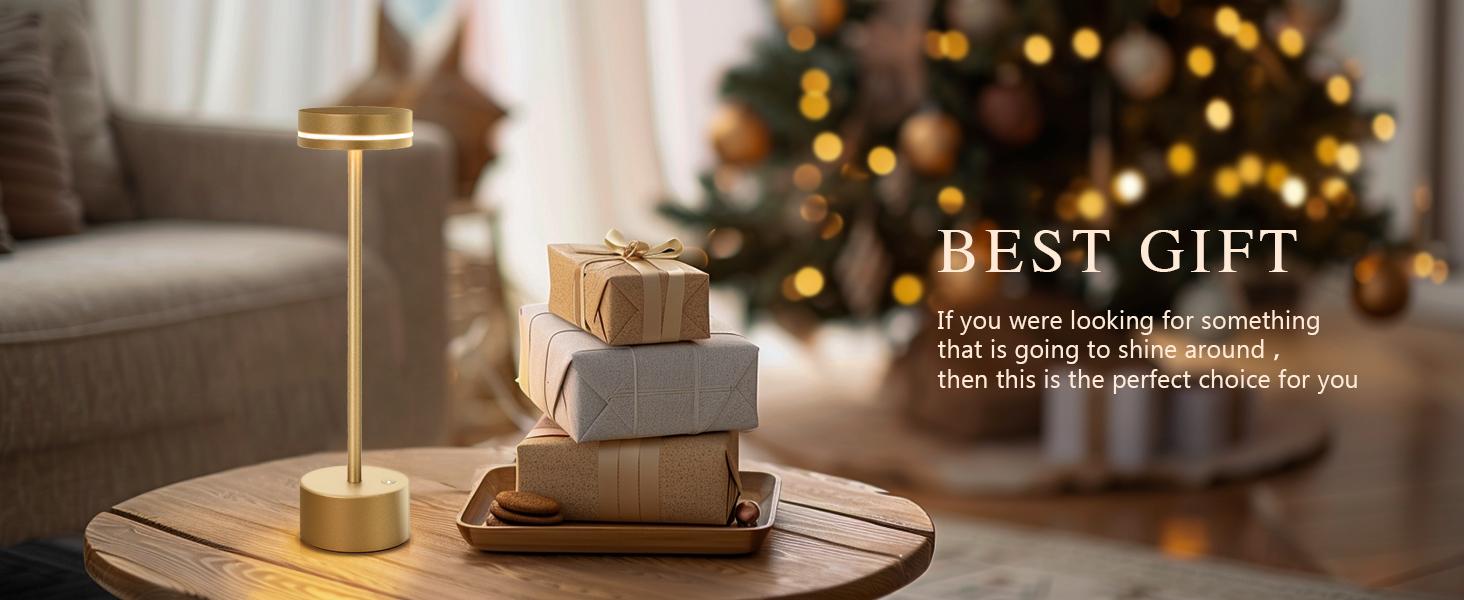 LED Cordless Table Lamp Rechargeable, 5000mAh Portable Battery Operated LED Desk Lamp, 3 Color Dimmable Table Light for Reading/Home Office/Dining/Nightstand for Home Décor – Rose Gold