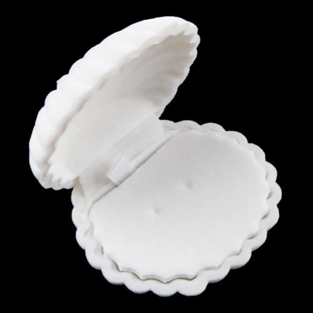 White Sea Shell Shape  Box for Earring Ring Necklace Display Storage Organizer   Shell  Boxs,  Boxes and Organizers