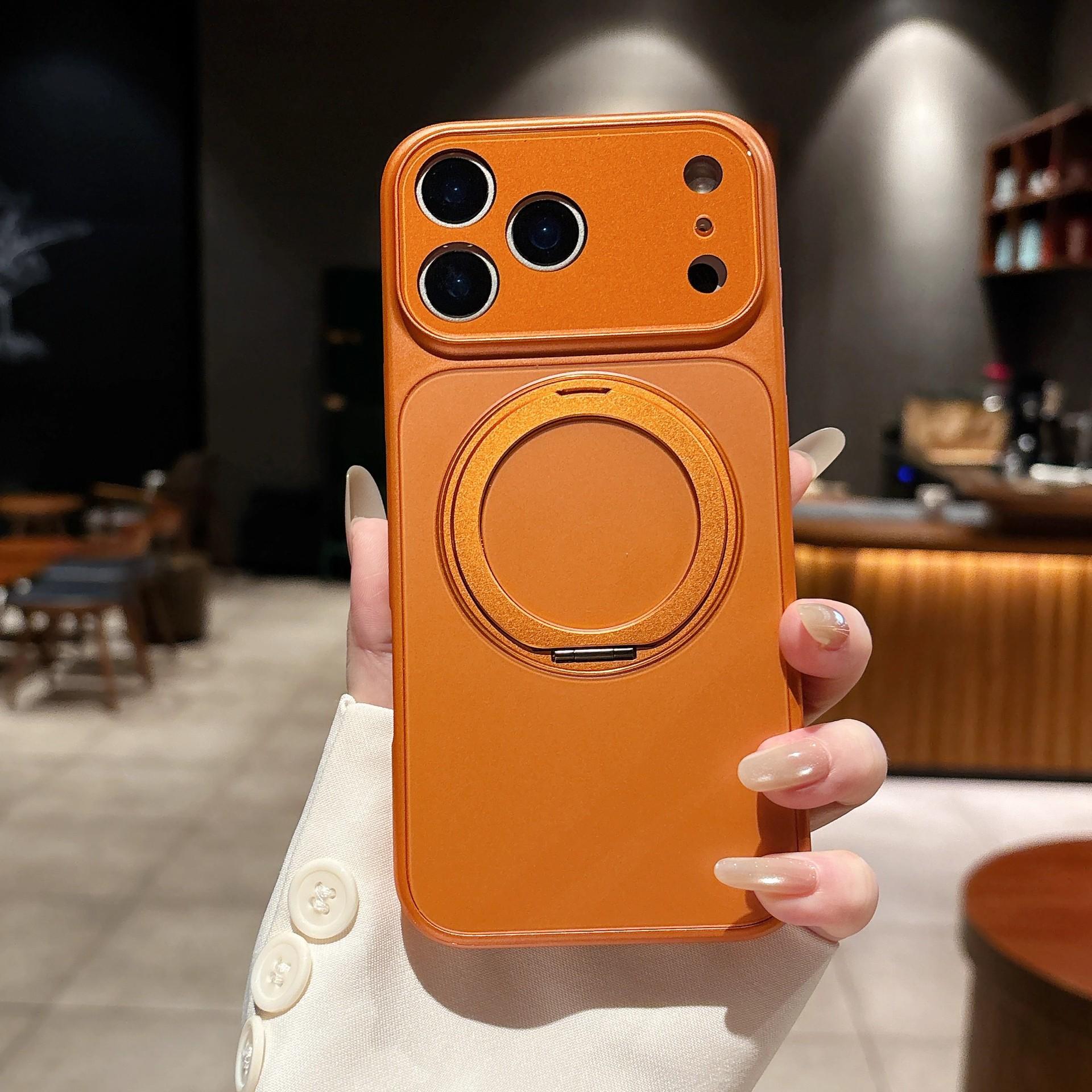 360 °   Rotating stand instantly transforms into 17, suitable for Apple 17 Pro Max phone case, iPhone 16 anti-drop protective cover