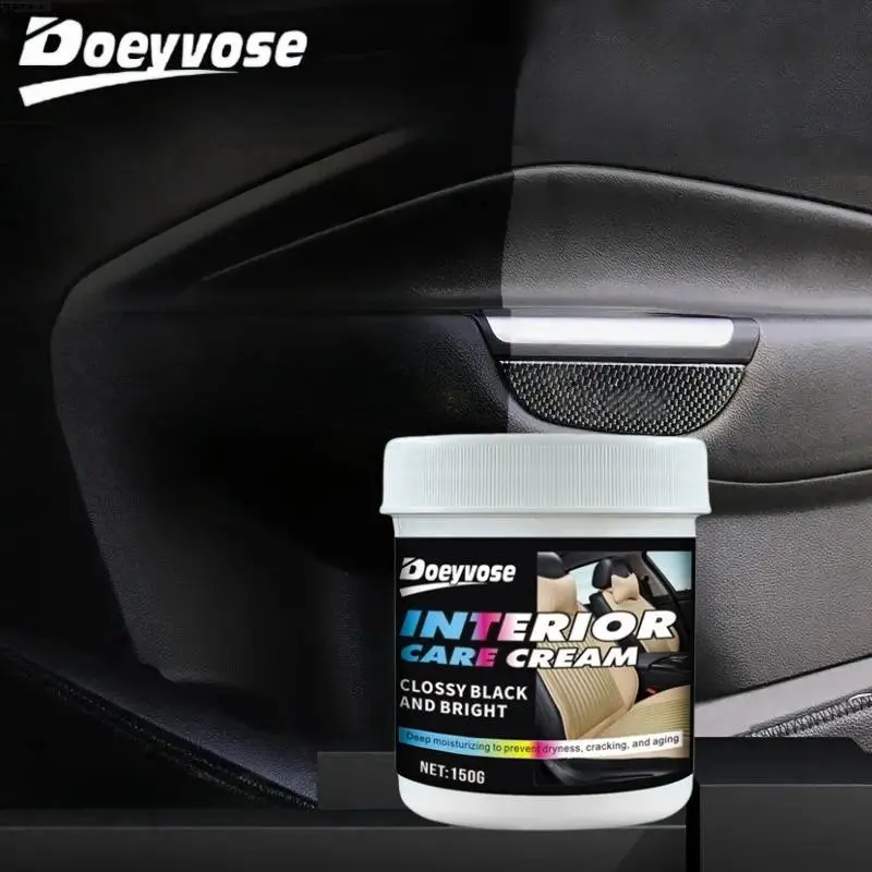 Doeyvose Car Gloss Repair Kit, Plastic Crystal Coating, Interior Dashboard Wax, Whitening Cream, Tire Gloss Paste, Leather Seat Care, Car Detailing Products