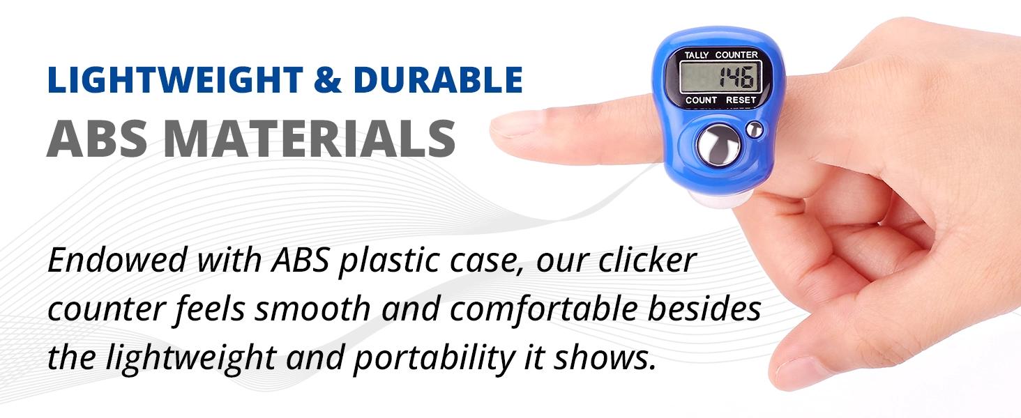 Electronic Finger Counter, Mini LCD Digital Display Tally Counter 5-Digit Number Count Clicker, Counters Clickers for Knitting, Crochet, Coaching, Lap, Golf, Toddler & Fidget Electronic Finger Counter, Mini LCD Digital Display Tally Counter 5-Digit Number Count Clicker, Counters Clickers for Knitting, Crochet, Coaching, Lap, Golf, Toddler & Fidget