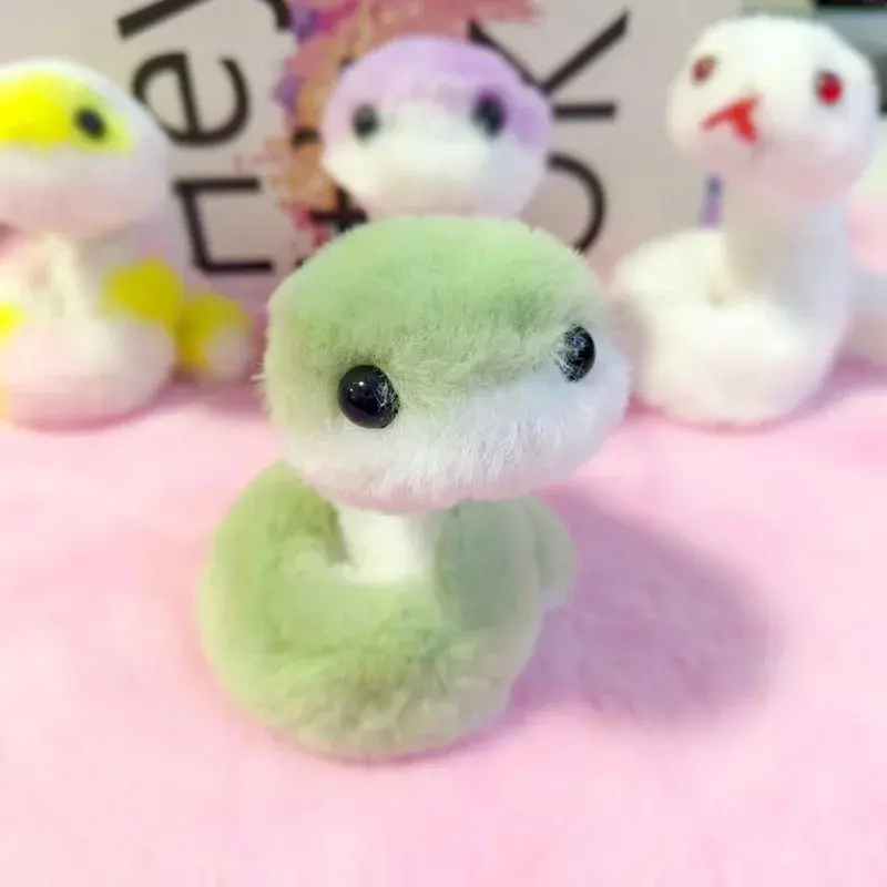 Mini Snake Plush Toy - Quirky Soft Doll for Girls, Whimsical Children's Mascot & Decorative PlushieAlleviate children's anxietySensory stress relief