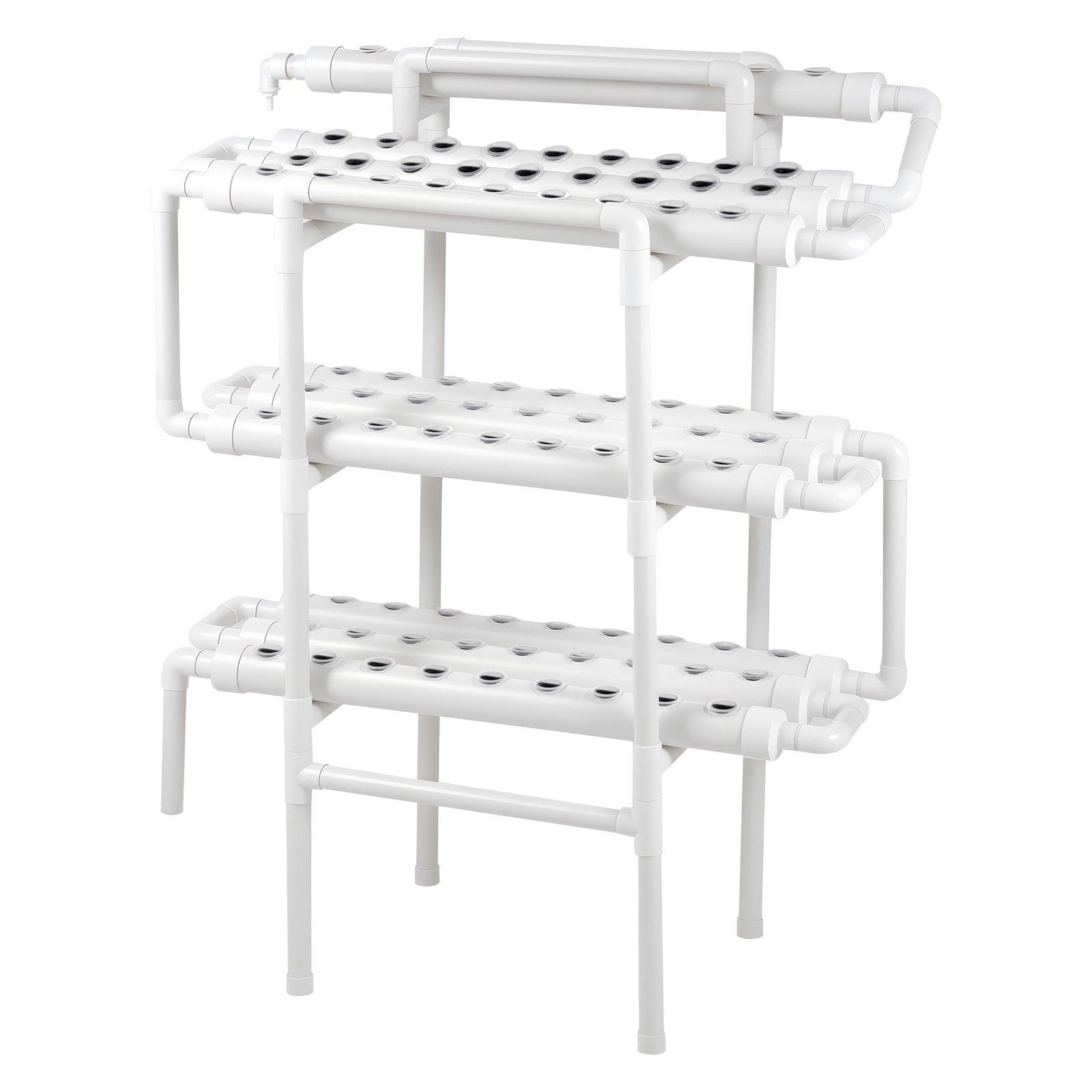 VEVOR Hydroponics Growing System Kit, 3-Tier 90 Sites UPVC Pipe Hydroponic Grow Kit with Timed Irrigation, Sun & Light Blocking Pipes, Indoor Home Garden Vegetable Planting Grow Kits for Fruit Herb VEVOR Hydroponics Growing System Kit, 3-Tier 90 Sites UPVC Pipe Hydroponic Grow Kit with Timed Irrigation, Sun & Light Blocking Pipes, Indoor Home Garden Vegetable Planting Grow Kits for Fruit Herb