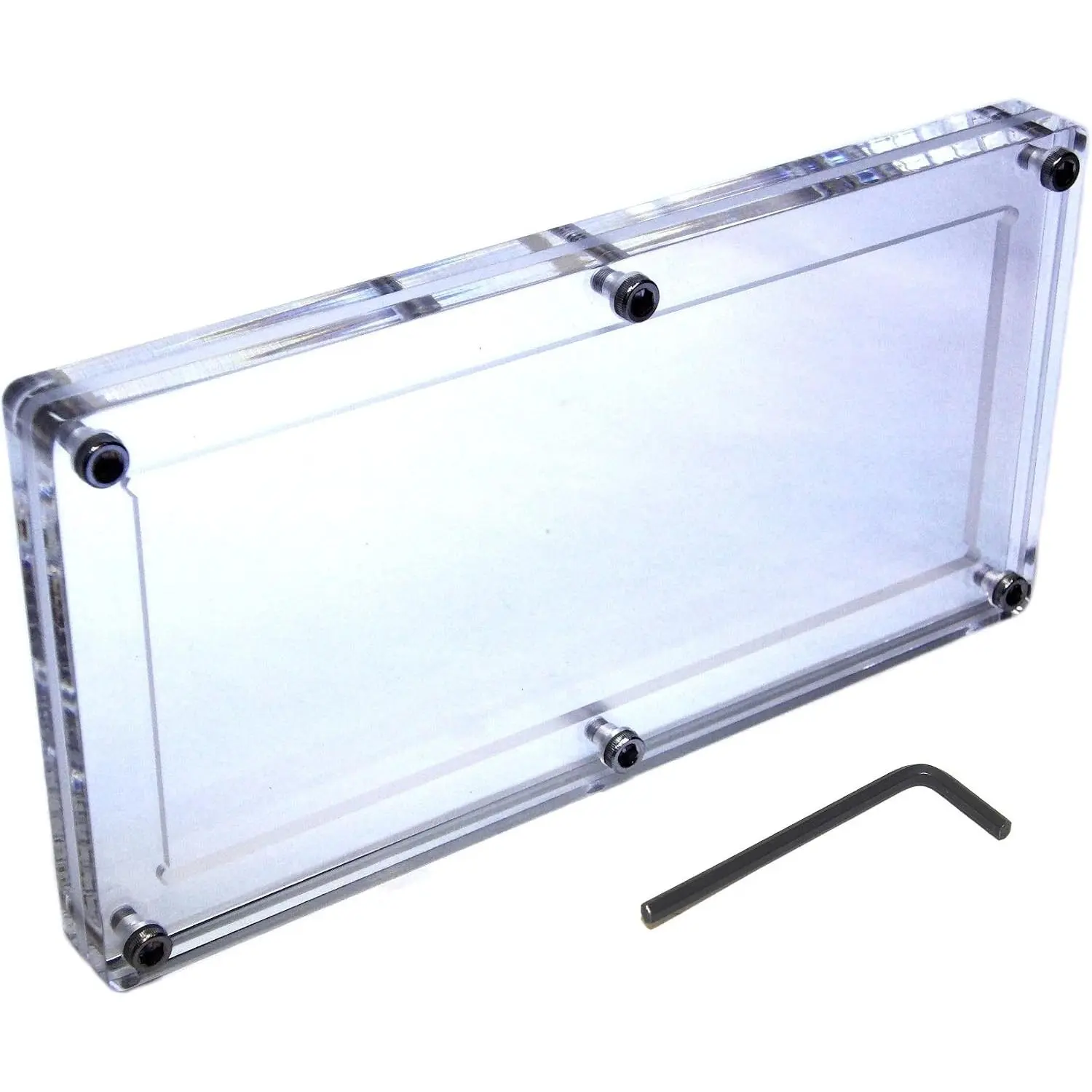 Single US Bank Note Frame Plastic Money Holder Currency Display Case for Dollar Bill Collectibles