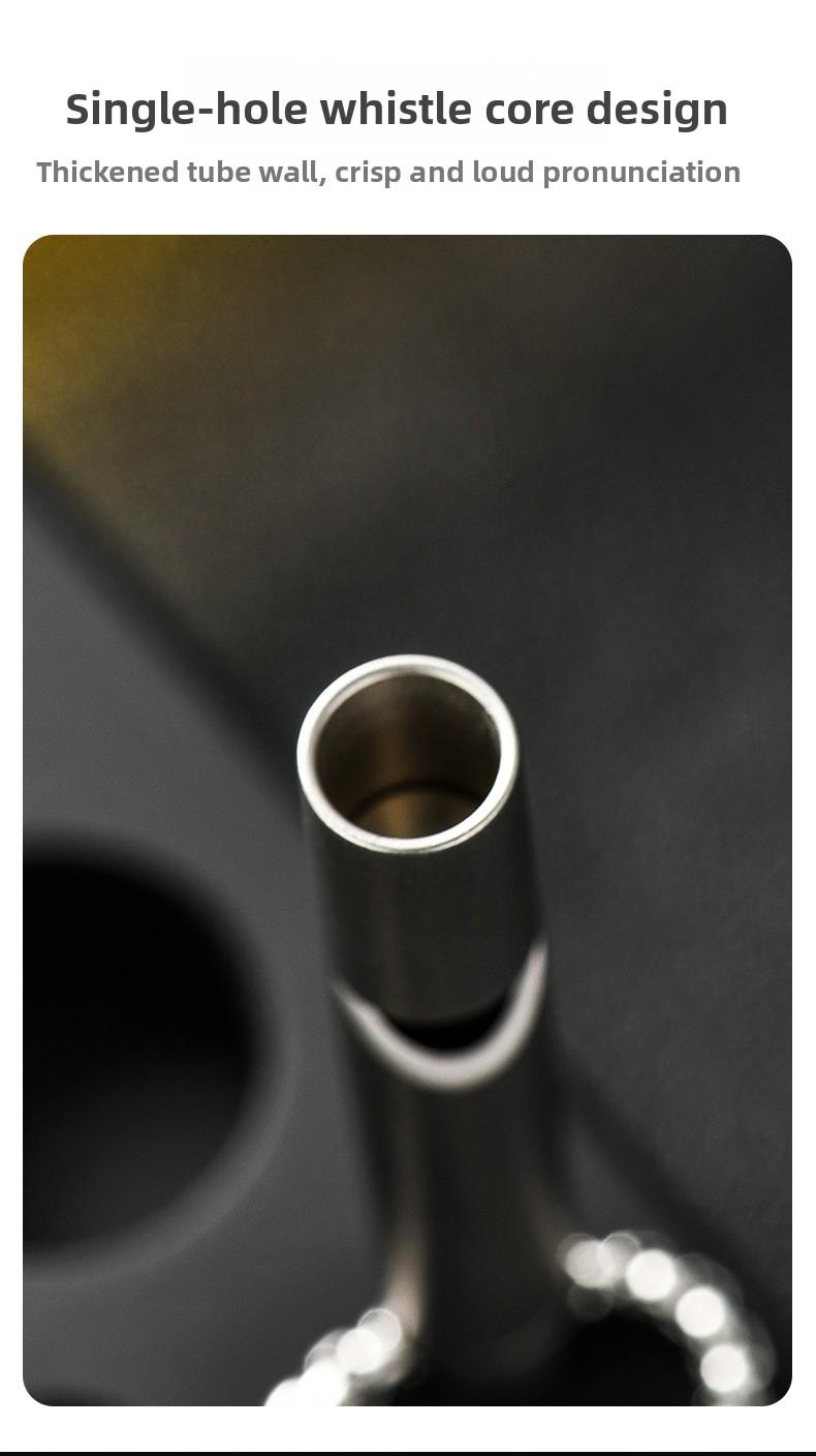 Titanium Whistle High Decibel Emergency Survival Whistle for Outdoor Camping Hiking Hunting Emergency Rescue Gear Lightweight Portable Survival Tool