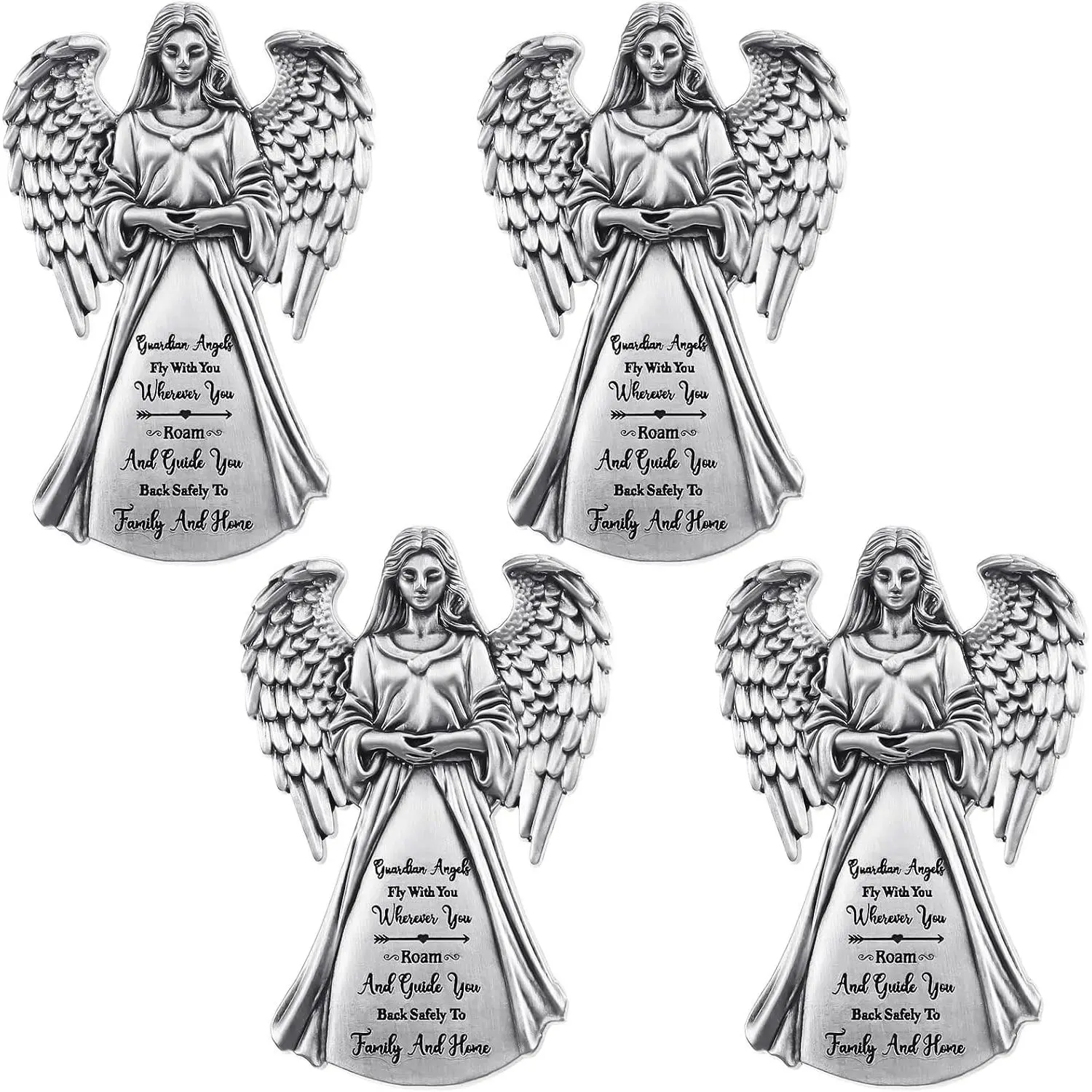 2 count Guardian Angel Sun Visor Clip Bless Travel Safely Visor Clip  Sun for Parent, , Driver
