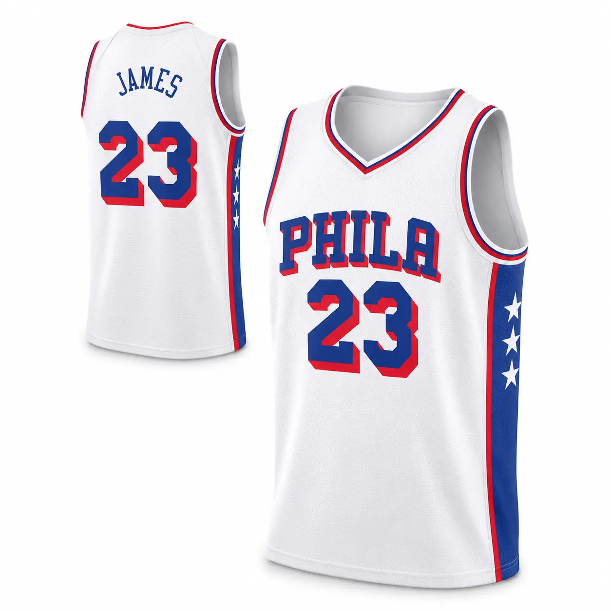 Unisex Basketball # 23 James Philadelphia Team Swingman Jersey - Icon Edition - Royal Unisex Basketball # 23 James Philadelphia Team Swingman Jersey - Icon Edition - Royal