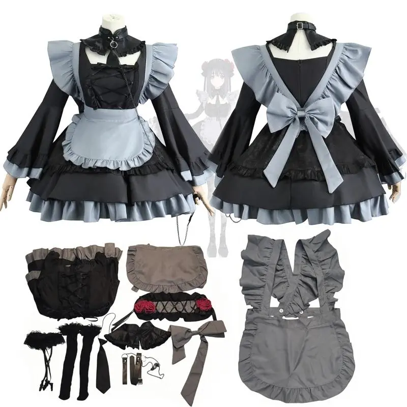 Marin Kitagawa Cosplay Costume Shizuku Kuroe Dress My Dress-Up Darling Anime Halloween Christmas Carnival Suit Role Play Uniform