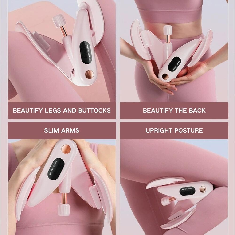 Adjustable Pelvic Floor Muscle Trainer, 1 Count Portable Trainer for Arms, Thighs, Hips, Waist, Back Stretch, Home Fitness Equipment Tool