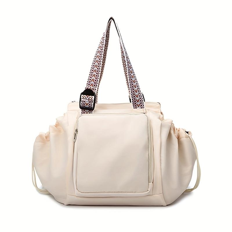 1pc Large Capacity Multi-Functional Drawstring Backpack - Heavy-Duty Gym Bag with Zipper Closure, Spacious Main Compartment & Multiple Pockets, Men, Students, Travel, Work - - Ideal For School, Shopping, Business Trips - Durable & Easy-clean Design