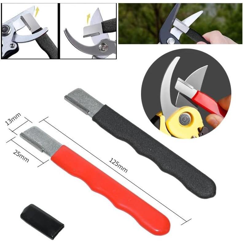 4 Pack Pruning Shears  Sharpener Mini Portable Quick Edge Sharpening Carbide  Sharpeners for Garden Tool Trimming   Scissor Axe Clipper Pruners Kitchen Garage Outdoor
