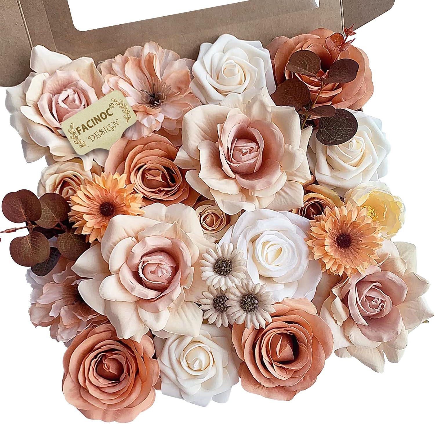 Aesthetic DIY Faux Rose Box Set| Real-Touch Artificial Flowers with Stems for Wedding Bouquets & Centerpieces| Romantic Forever Valentine's & Birthday Gift| Spring Home Decor Aesthetic DIY Faux Rose Box Set| Real-Touch Artificial Flowers with Stems for Wedding Bouquets & Centerpieces| Romantic Forever Valentine's & Birthday Gift| Spring Home Decor