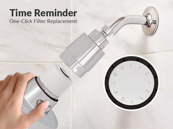 Filtered Shower Head for Hard Water, KDF-55 Filter Dermatologist Recommended for Softening Hard Water, Advanced Filtration for Hair and Skin (CP)