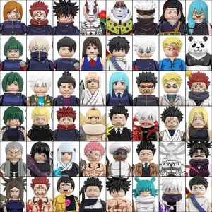 2026 new WM6202 Jujutsu Kaisen Building Blocks Itadori Yuji Gojo Satoru Ryomen Mini Action Figure Accessories Christmas Gift for Kids