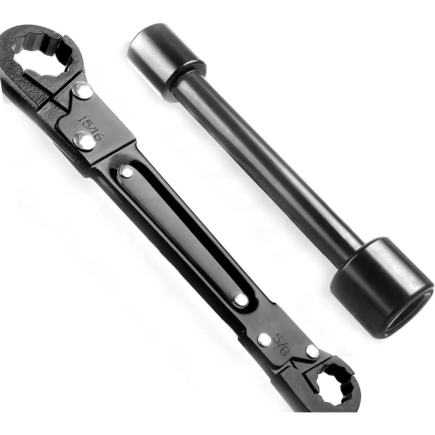 Dual Kwik Tite Wrench Kit,Angle Stop Wrench, Plumbing Wrench Angle Stop Wrench Kit, Angle-on Wrench Professional Plumber Wrench Tools Compression Angle Stop and Removing the Compression