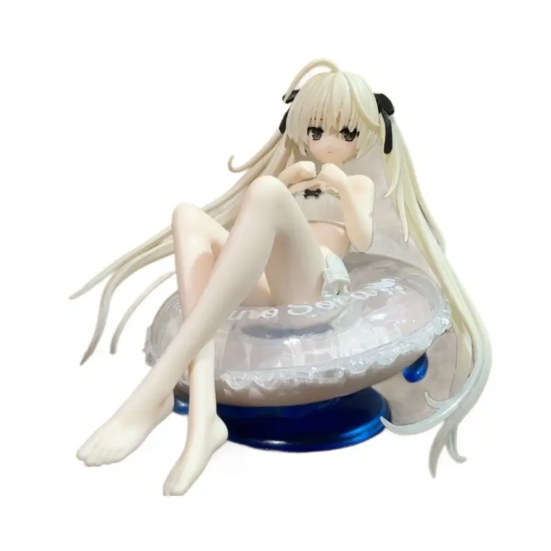 Swim Ring Sister Handmade Model, Spring Day Nozomi Swimsuit Beautiful Girl, Secondary Dimension Anime Figure Collection Piece, Anime Collectible